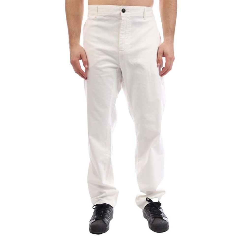 Boss Mens Cotton Chinos / Natural